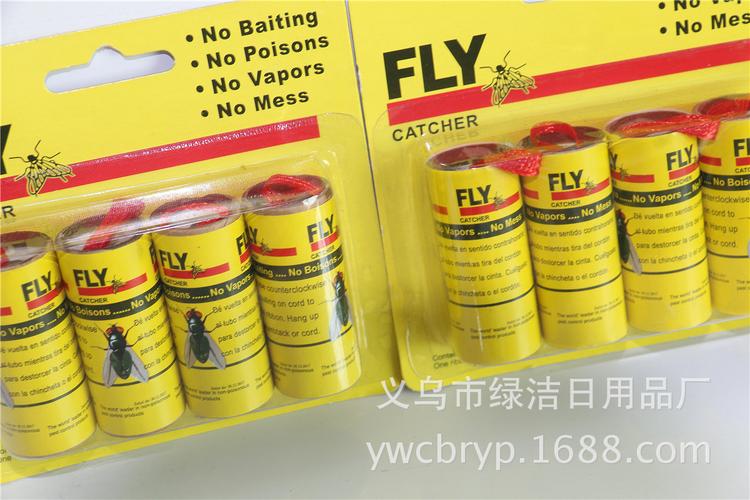 粘蝇纸等系列产品;本厂日产粘蝇纸卷10万